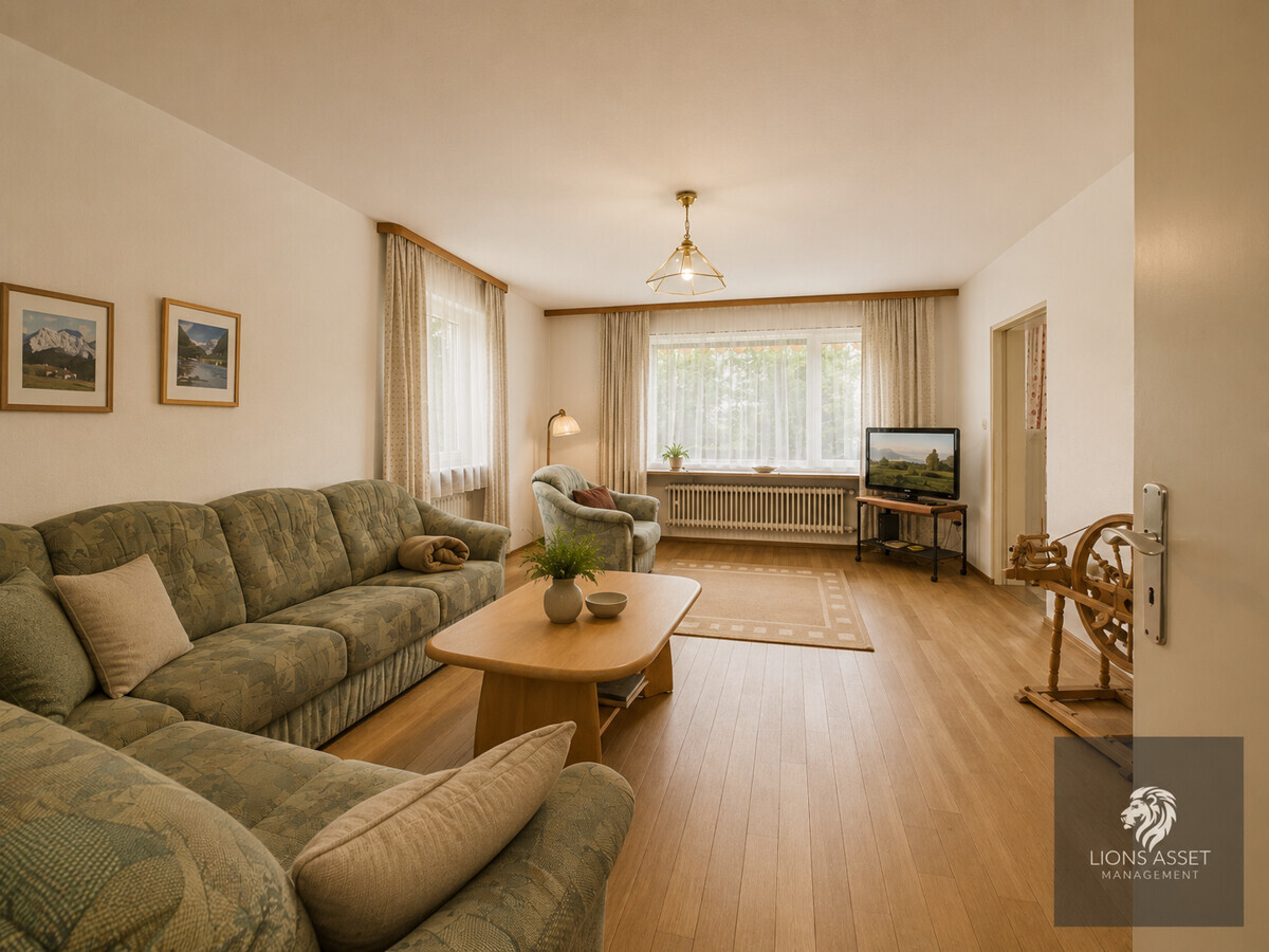 Wohnzimmer visualisiert