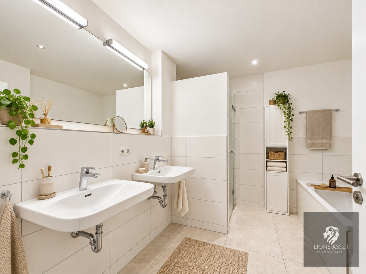 Badezimmer visualisiert